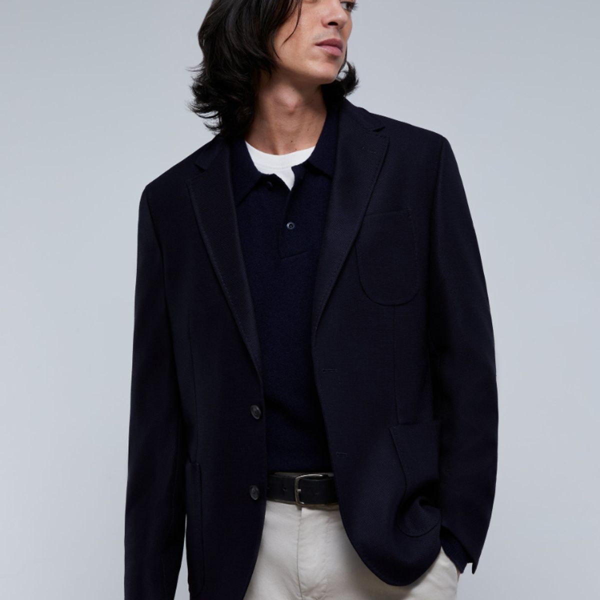 SCALPERS - Blazer Lana Semi Armada Navy