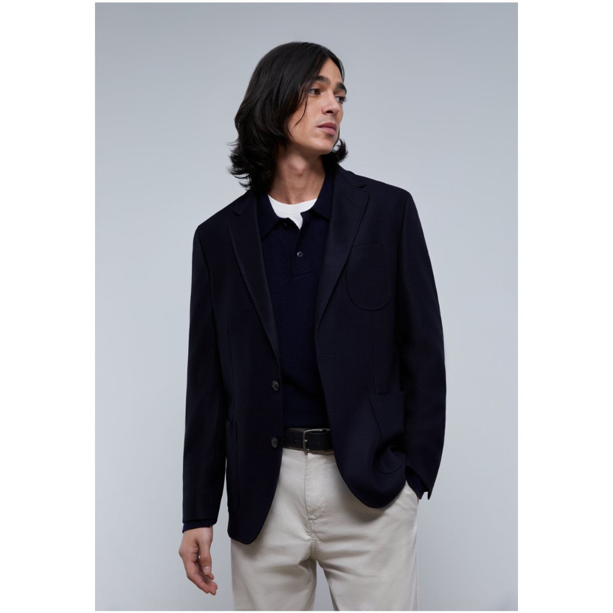 SCALPERS - Blazer Lana Semi Armada Navy