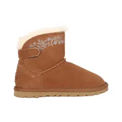 BAMERS - Bota Niño Blast Strap Cuero Café