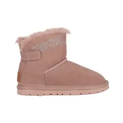 BAMERS - Bota Blast Strap Cuero Niño Rosado