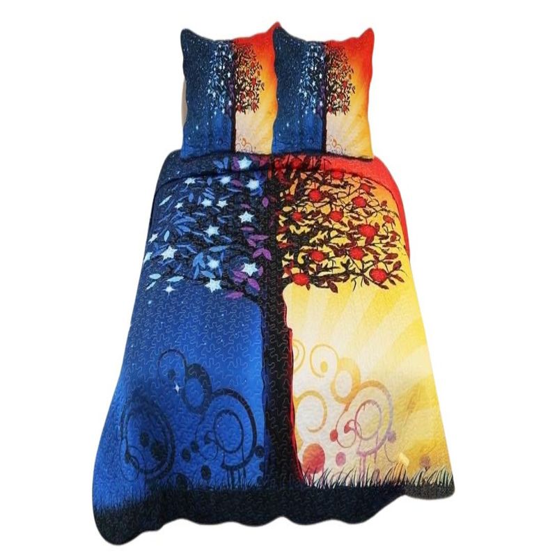 GENERICO - CUBRECAMAS DE VERANO QUILT 2 PLAZA
