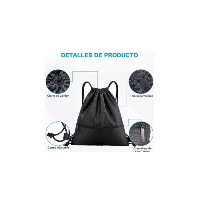GENERICO - Bolsa Mochila  Deportivo Semi-impermeable