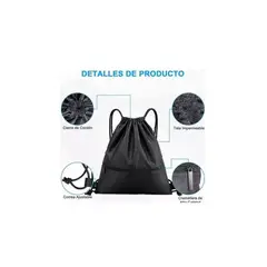 GENERICO - Bolsa Mochila Deportivo Semi-impermeable