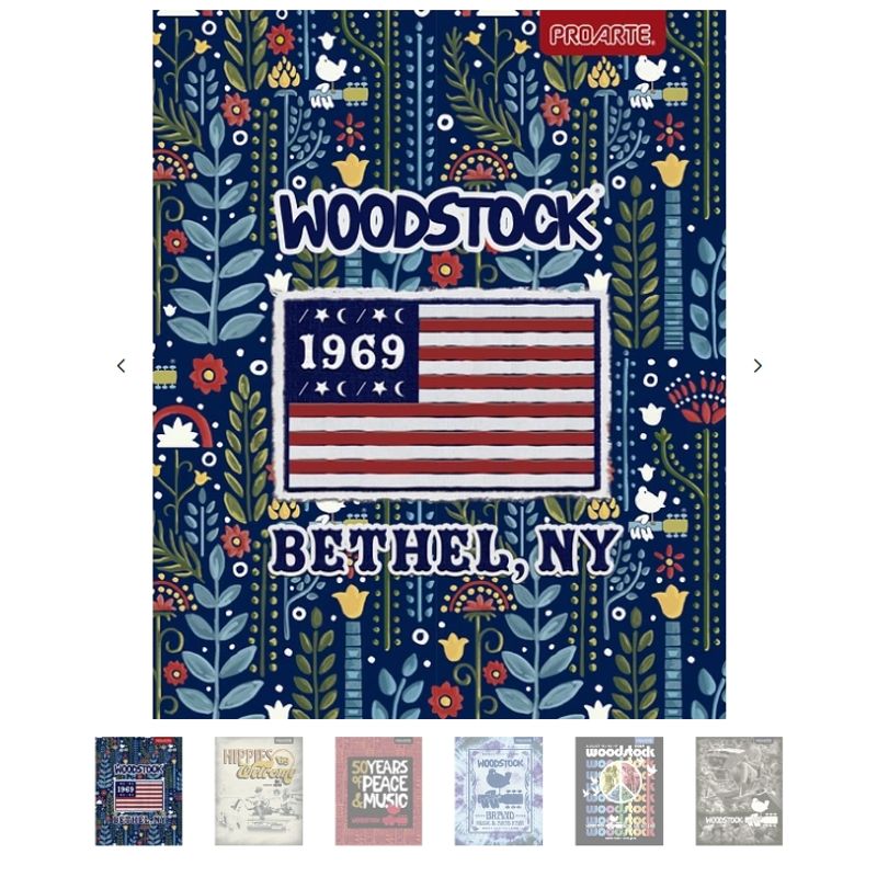 GENERICO - Cuaderno Universitario Proarte Woodstock 7 mm 100 Hojas