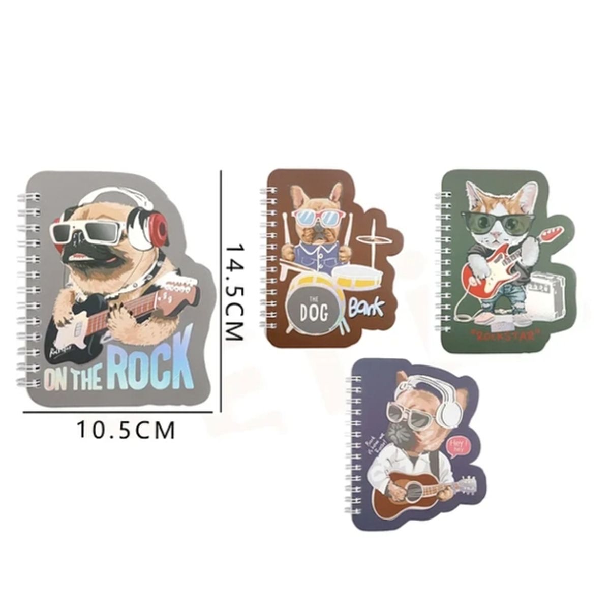 GENERICO - Cuaderno A6 Estrella De Rock 105145Cm