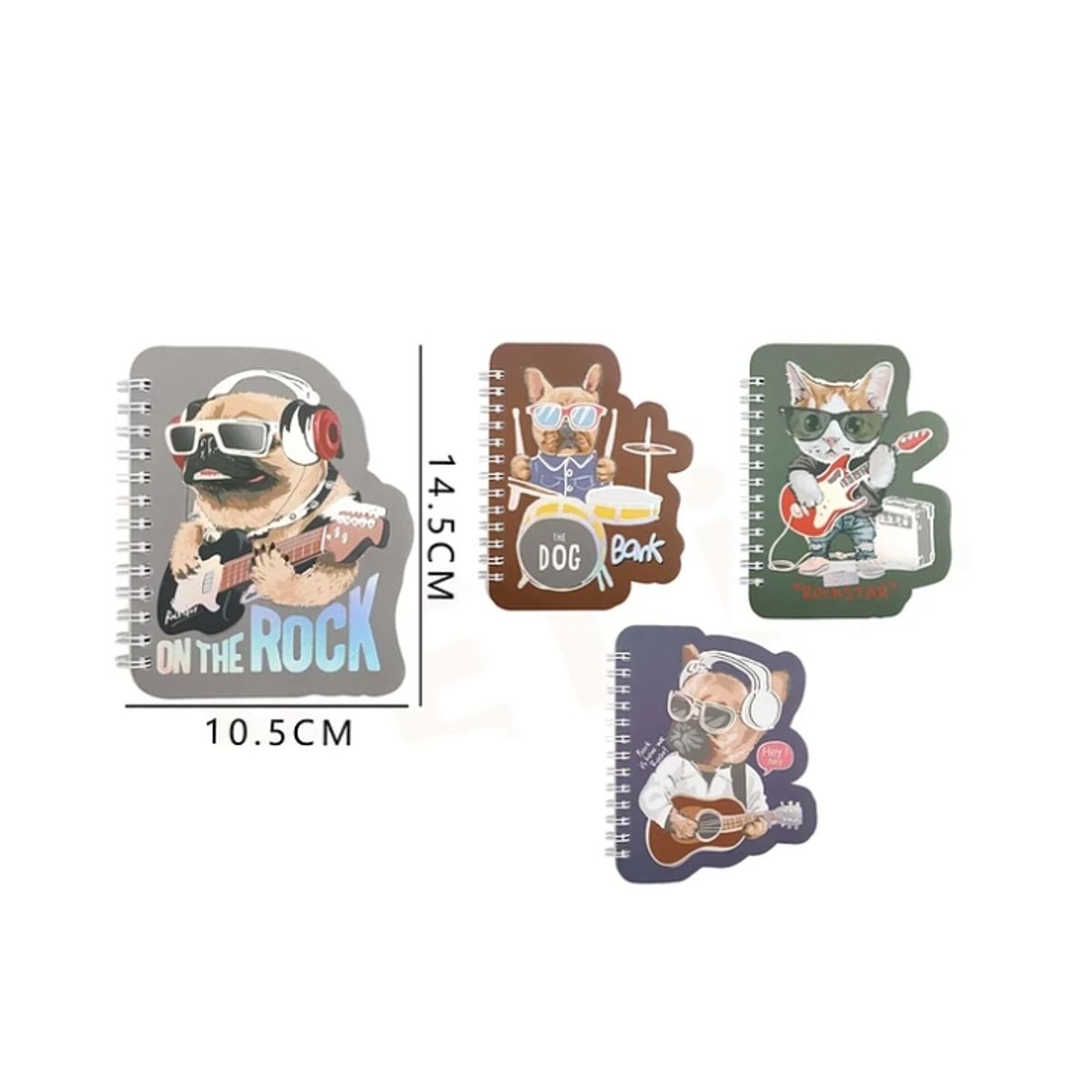 GENERICO - Cuaderno A6 Estrella De Rock 105145Cm