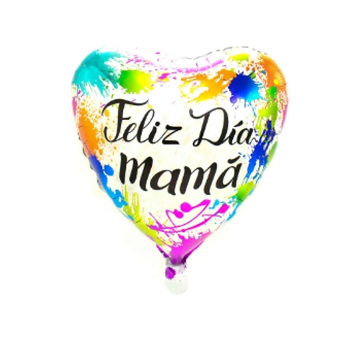 GENERICO - Globo Metalico 18pulg Feliz Dia Mama Manchas
