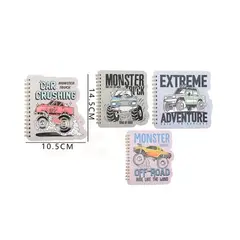 GENERICO - Cuaderno A6 Monster Car 105145cm