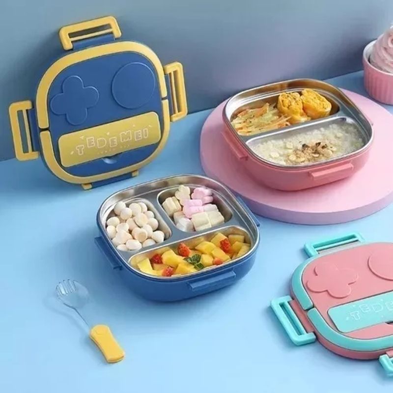 GENERICO - Taper Para Comida Reutilizable Fuente Colación Vianda Niños