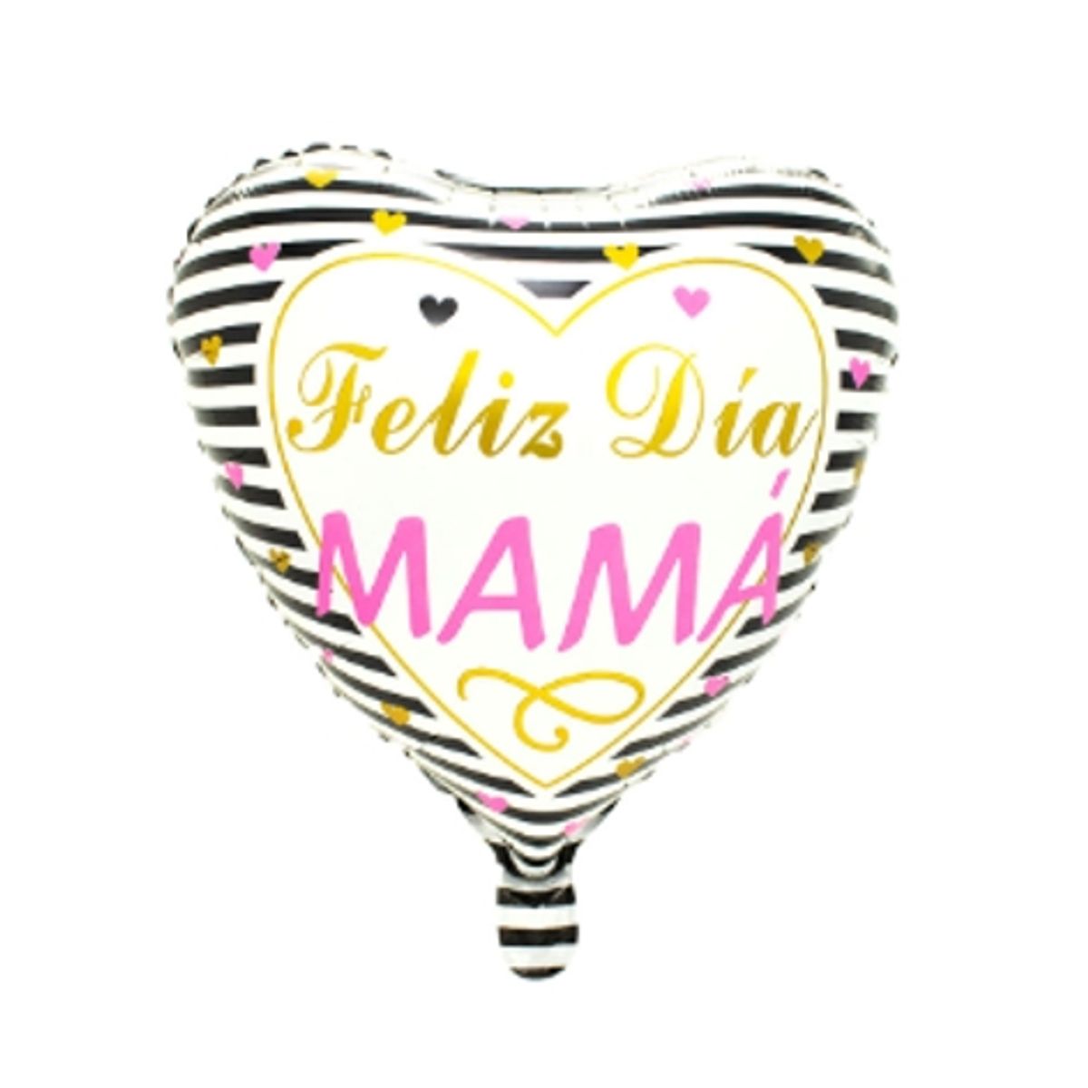GENERICO - Globo Metalico 18pulg Feliz Dia Mama Rallas