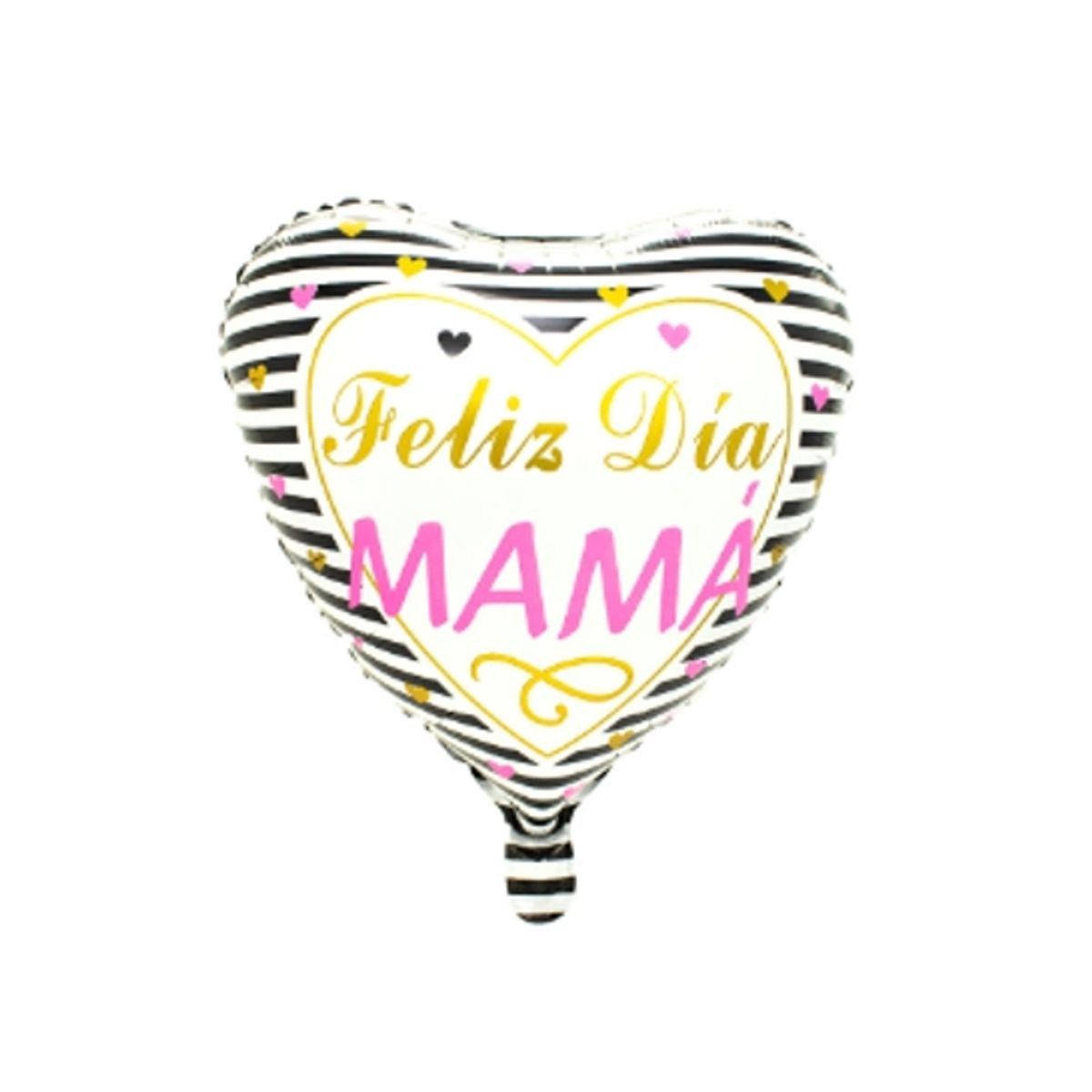 GENERICO - Globo Metalico 18pulg Feliz Dia Mama Rallas