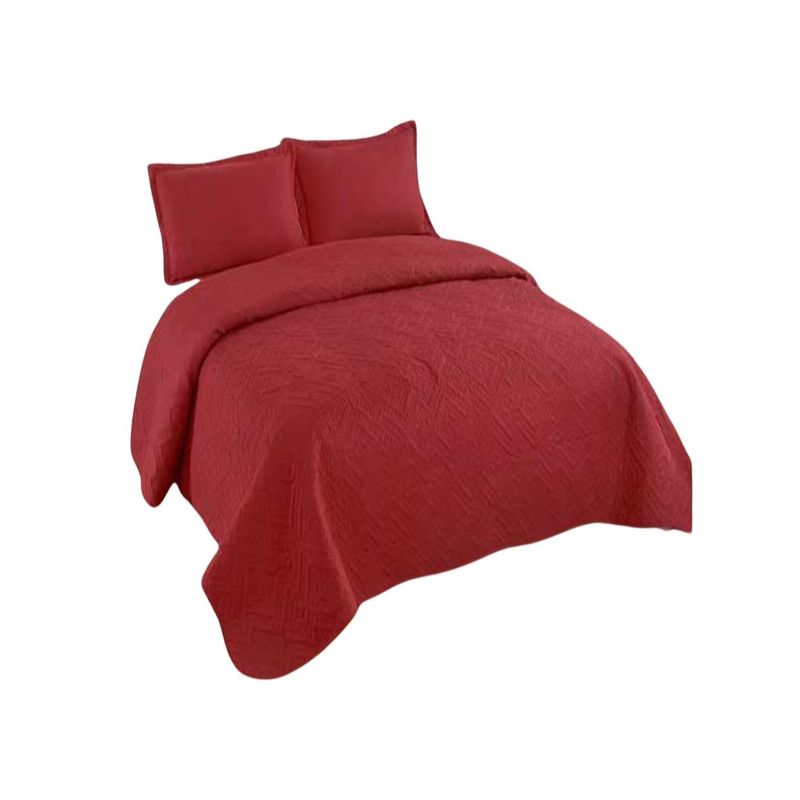 GENERICO - CUBRECAMAS DE VERANO QUILT REVERSIBLES 2 PLAZA