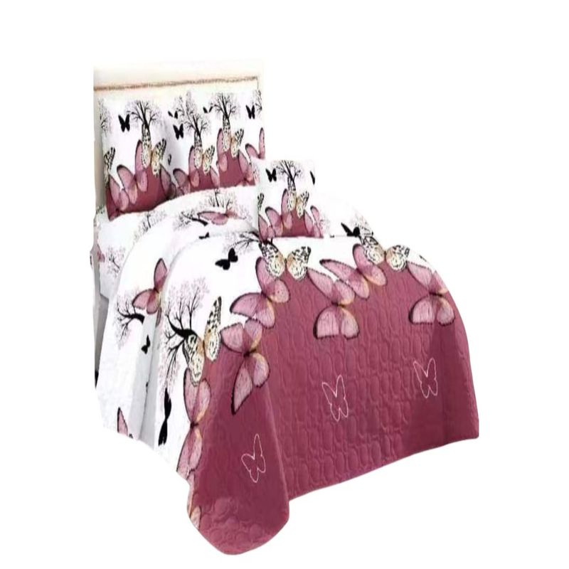 GENERICO - CUBRECAMAS DE VERANO QUILT REVERSIBLES SUPER KING