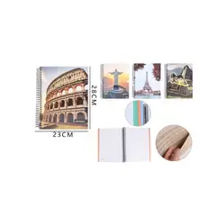 GENERICO - Cuaderno Paisajes 23*28Cm 7*7mm 150 Hojas