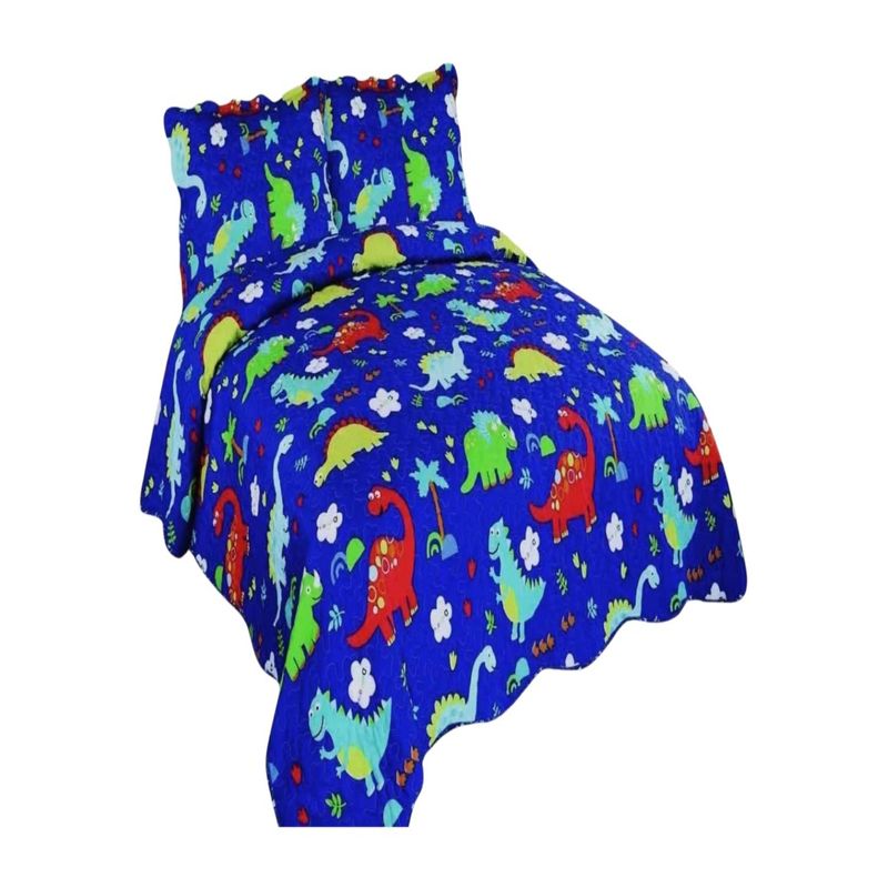 GENERICO - CUBRECAMAS DE VERANO QUILT REVERSIBLES PLAZA Y MEDIA