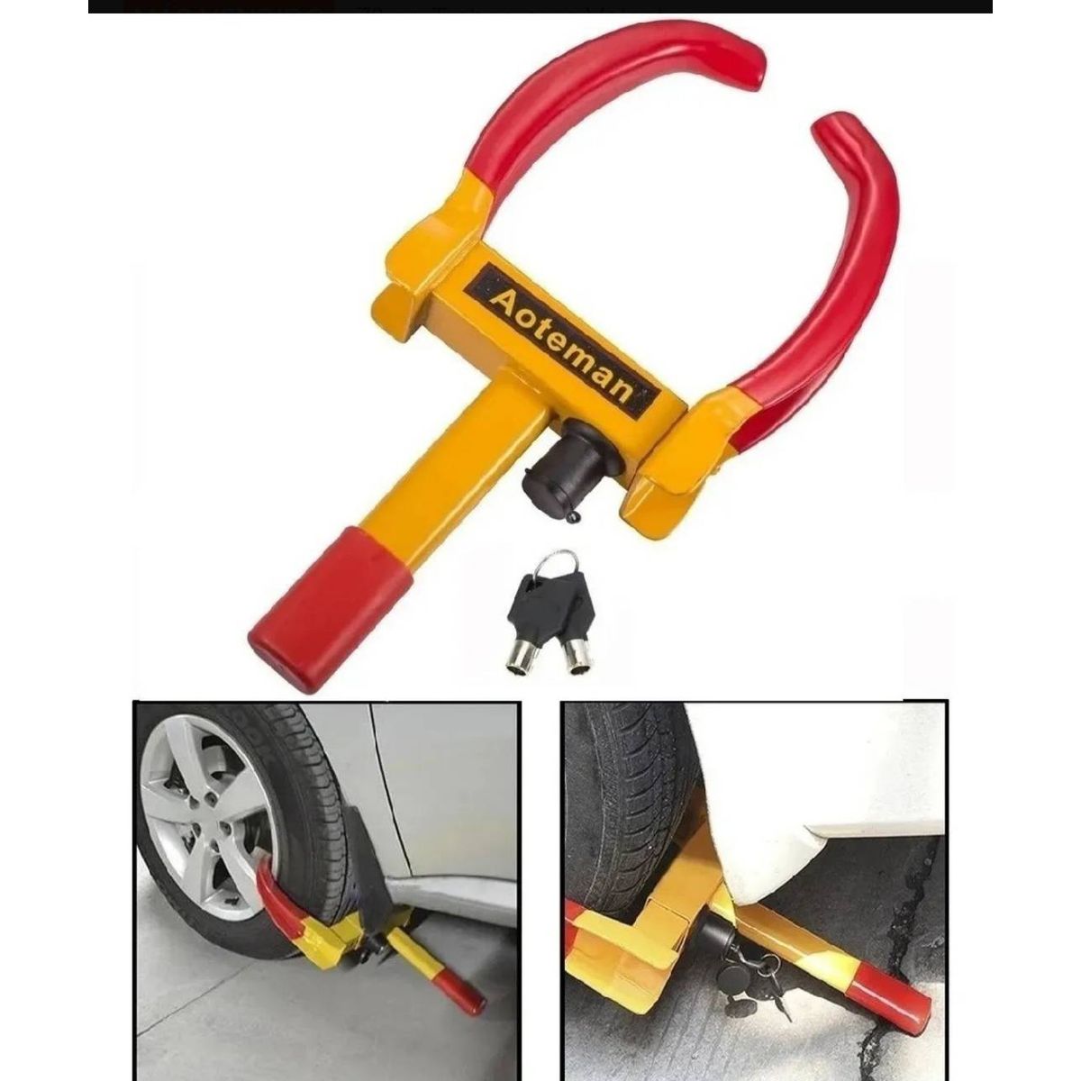 GENERICO - TRABA RUEDAS PITBULL GRANDE