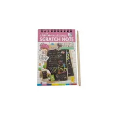 GENERICO - Scratch Note Cuaderno de Papel para Rascar 14cmx10cm