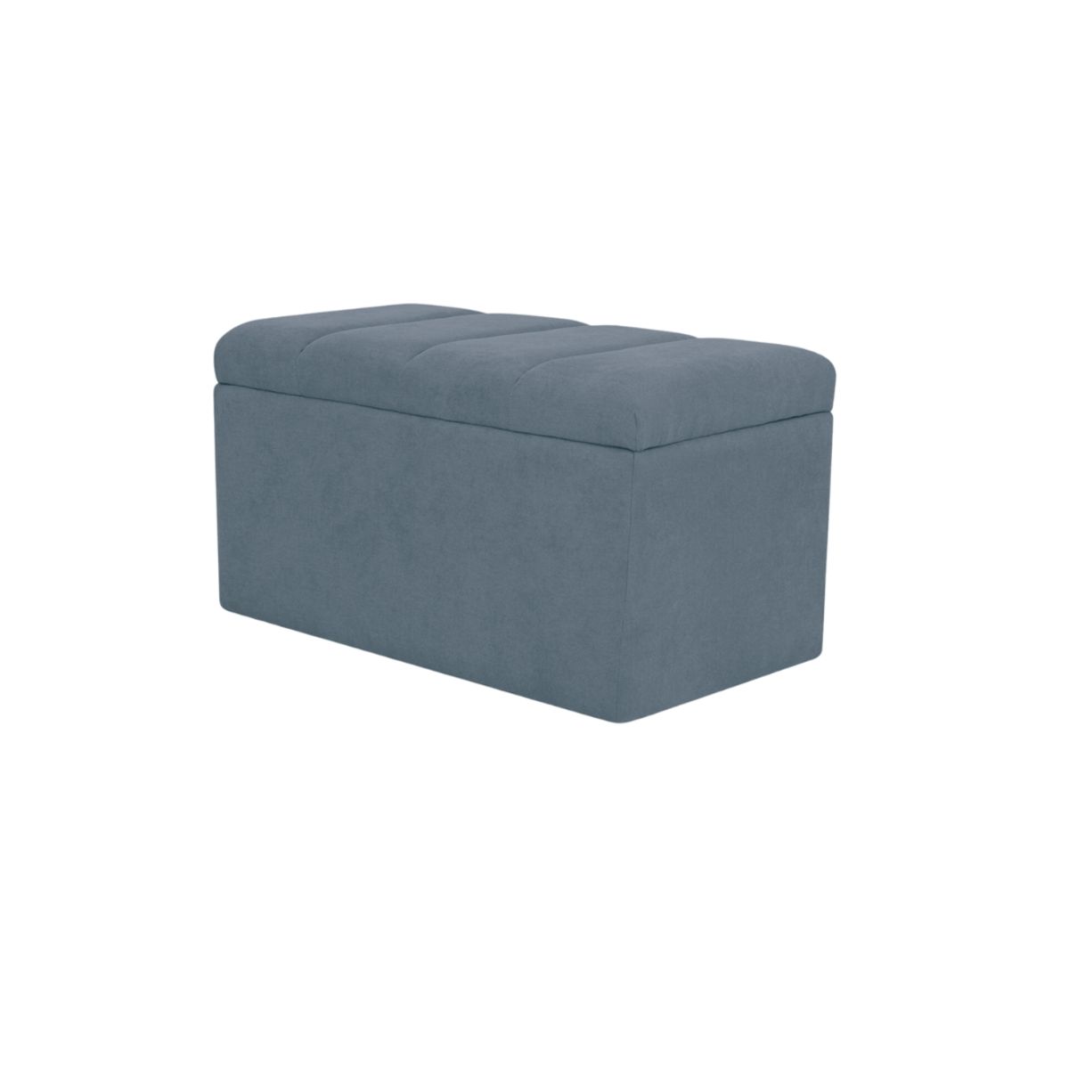 MUEBLES HVM - Banqueta Baúl Lineal Gris