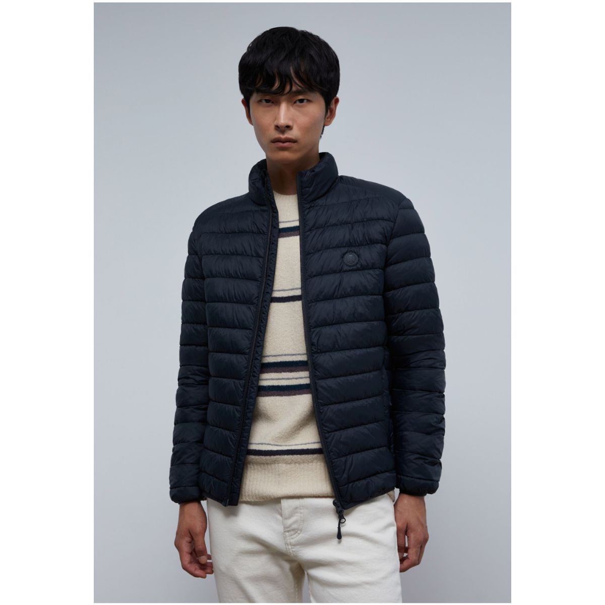 SCALPERS - Chaqueta Acolchada Calavera Dark Grey