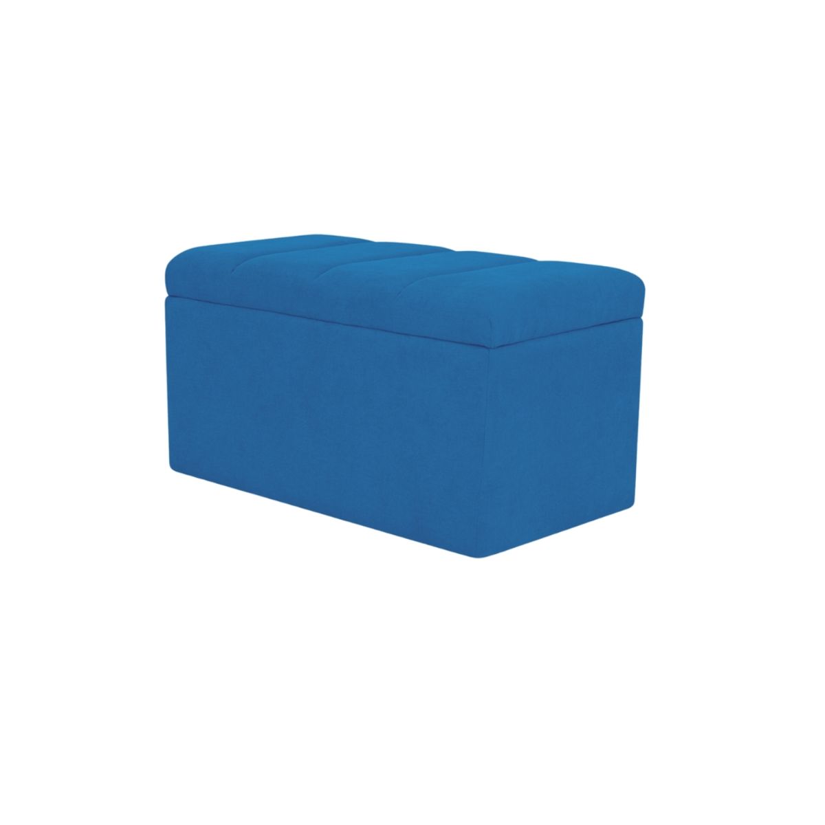 MUEBLES HVM - Banqueta Baúl Lineal Azul
