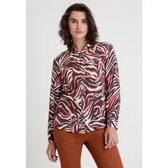 CANADIENNE - Blusa De Mujer Modelo Sahara Color Burdeo