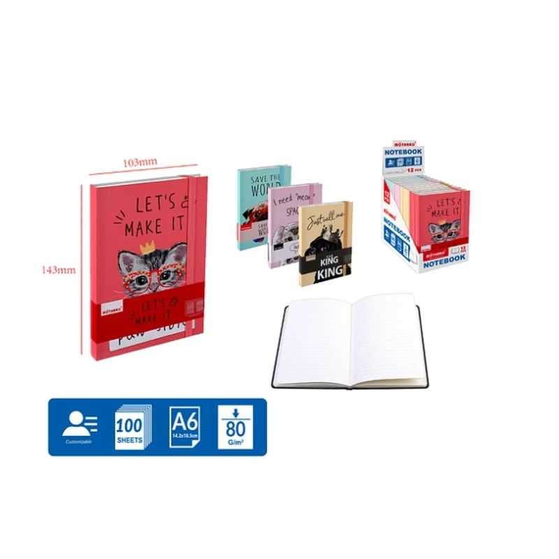 GENERICO - Libreta Mascotas Con Frases A6