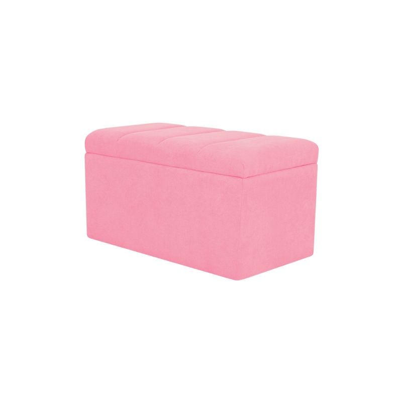 MUEBLES HVM - Banqueta Baúl Lineal Palo Rosa