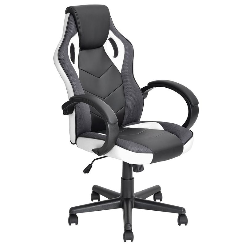 NOVAHUS - Silla Gamer PU Flow Ergonómica Escritorio Blanco