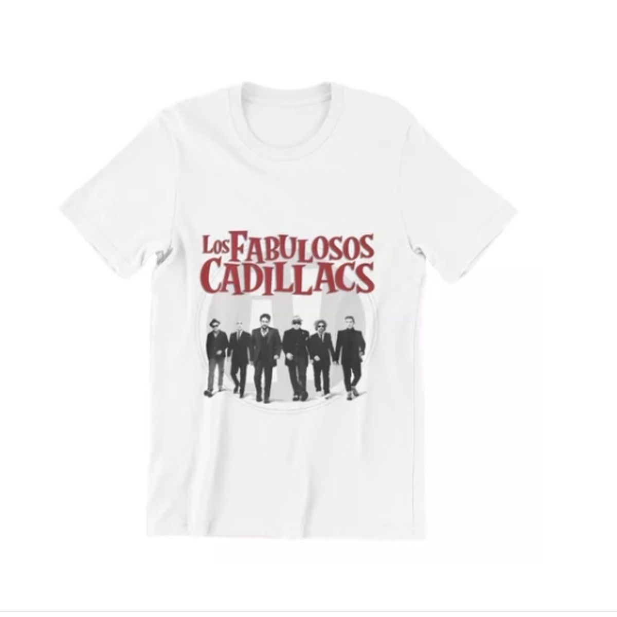 GENERICO - Polera Unisex Fabulosos Cadillacs Banda Estampado Algodon