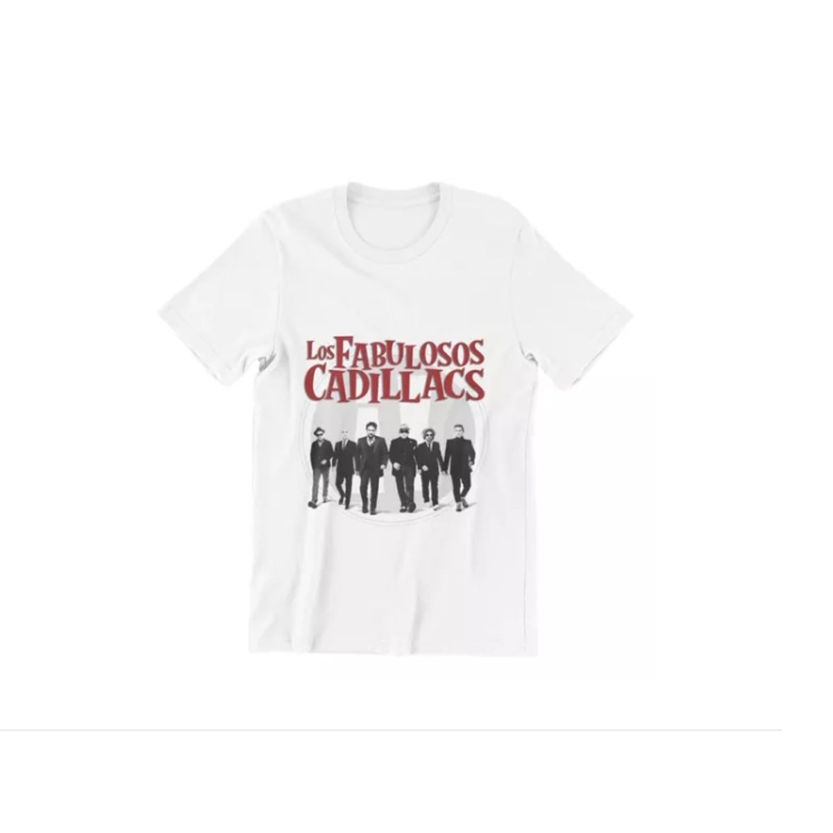 GENERICO - Polera Unisex Fabulosos Cadillacs Banda Estampado Algodon