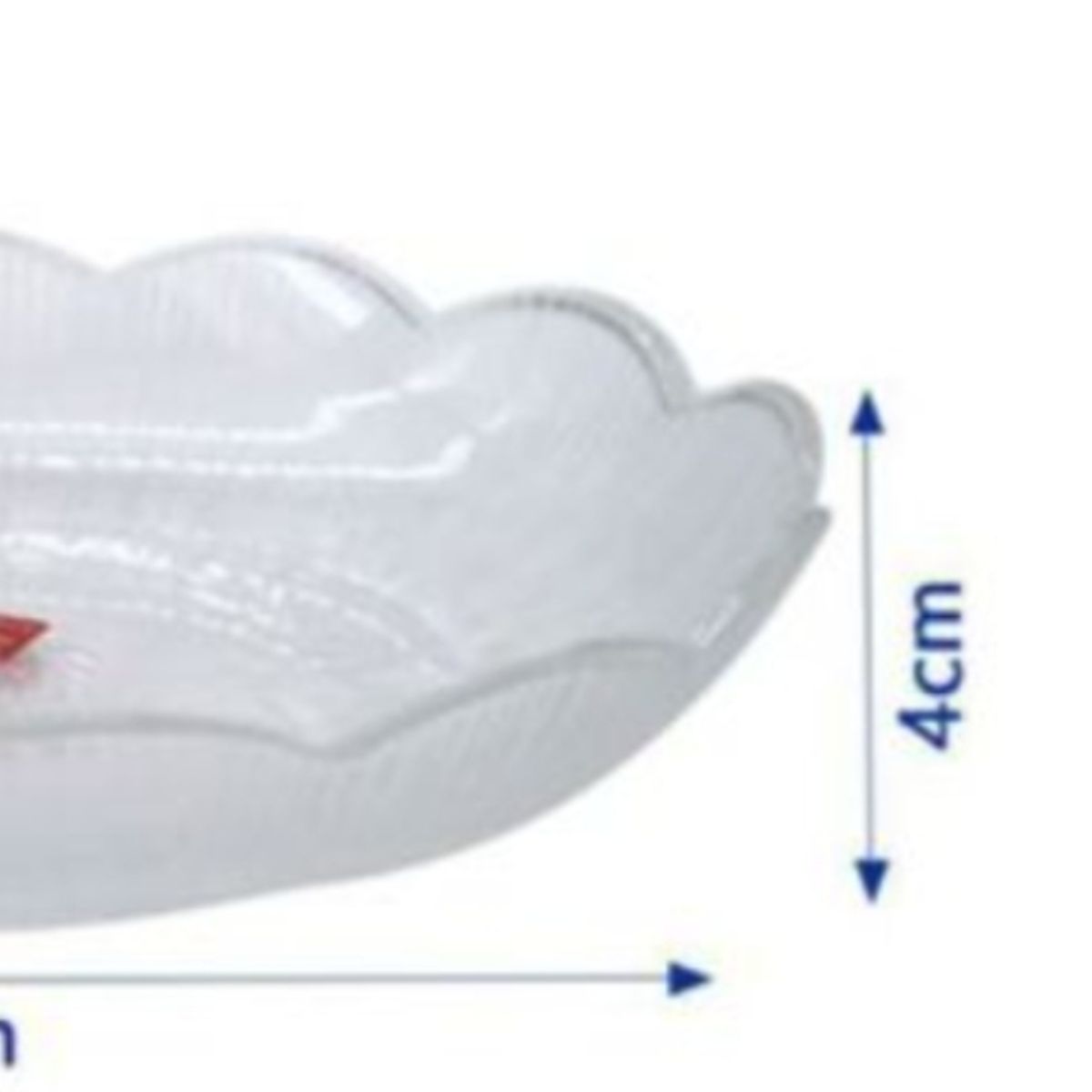 OEM - Plato Frutas Y Frutos Secos De Vidrio Decorativo