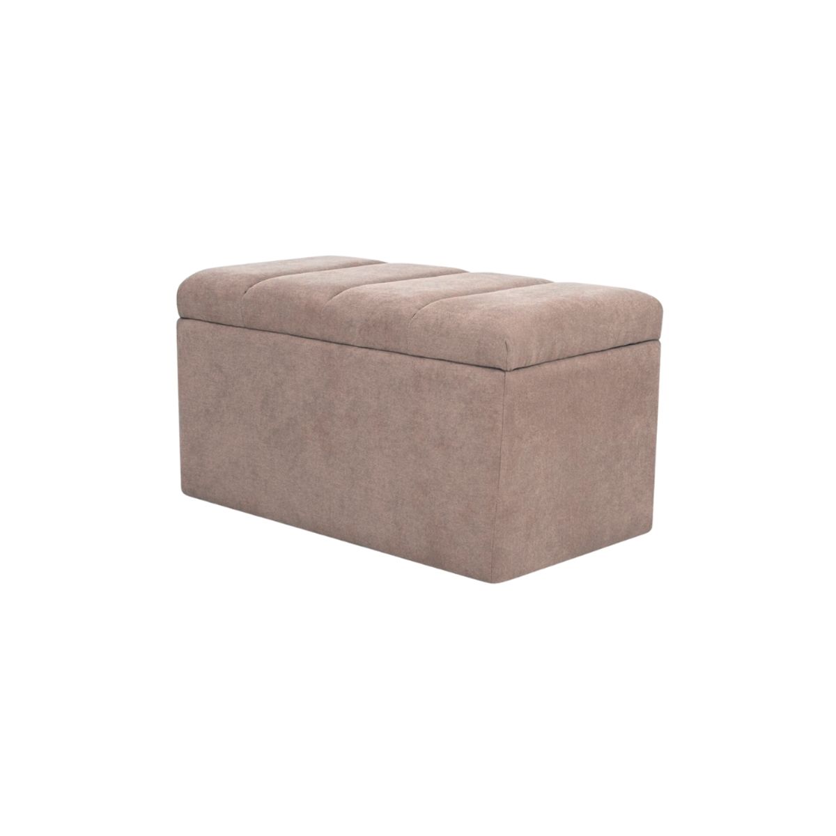 MUEBLES HVM - Banqueta Baúl Lineal cafe