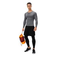 Camiseta Primera Capa Compresion Sin Costuras Polera Para Hombre