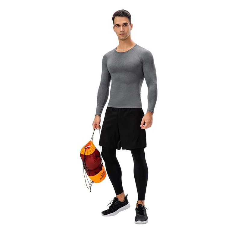 GARSIL - Camiseta Primera Capa Compresion Sin Costuras Polera Para Hombre