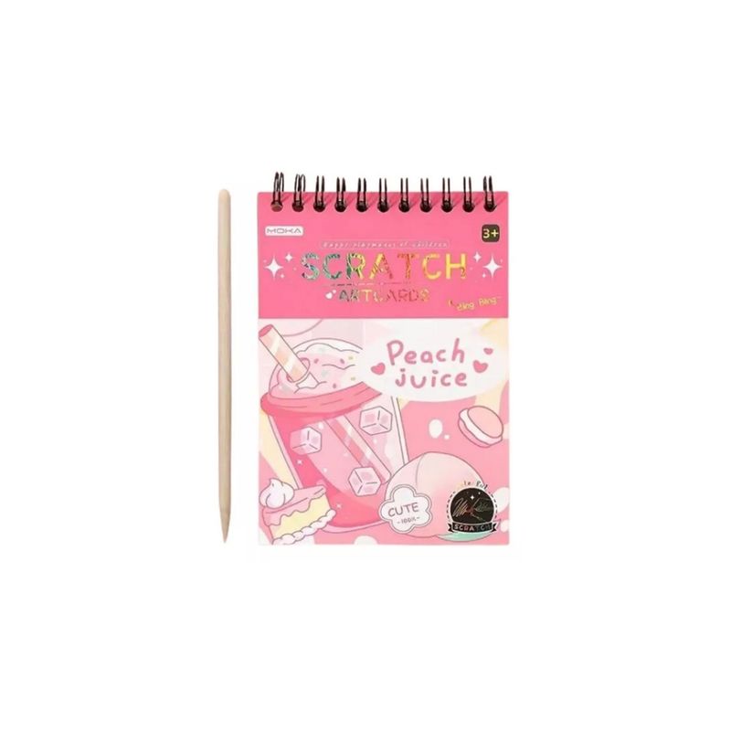 GENERICO - Scratch  Note Cuaderno de Papel  para Rascar 14cmx10cm