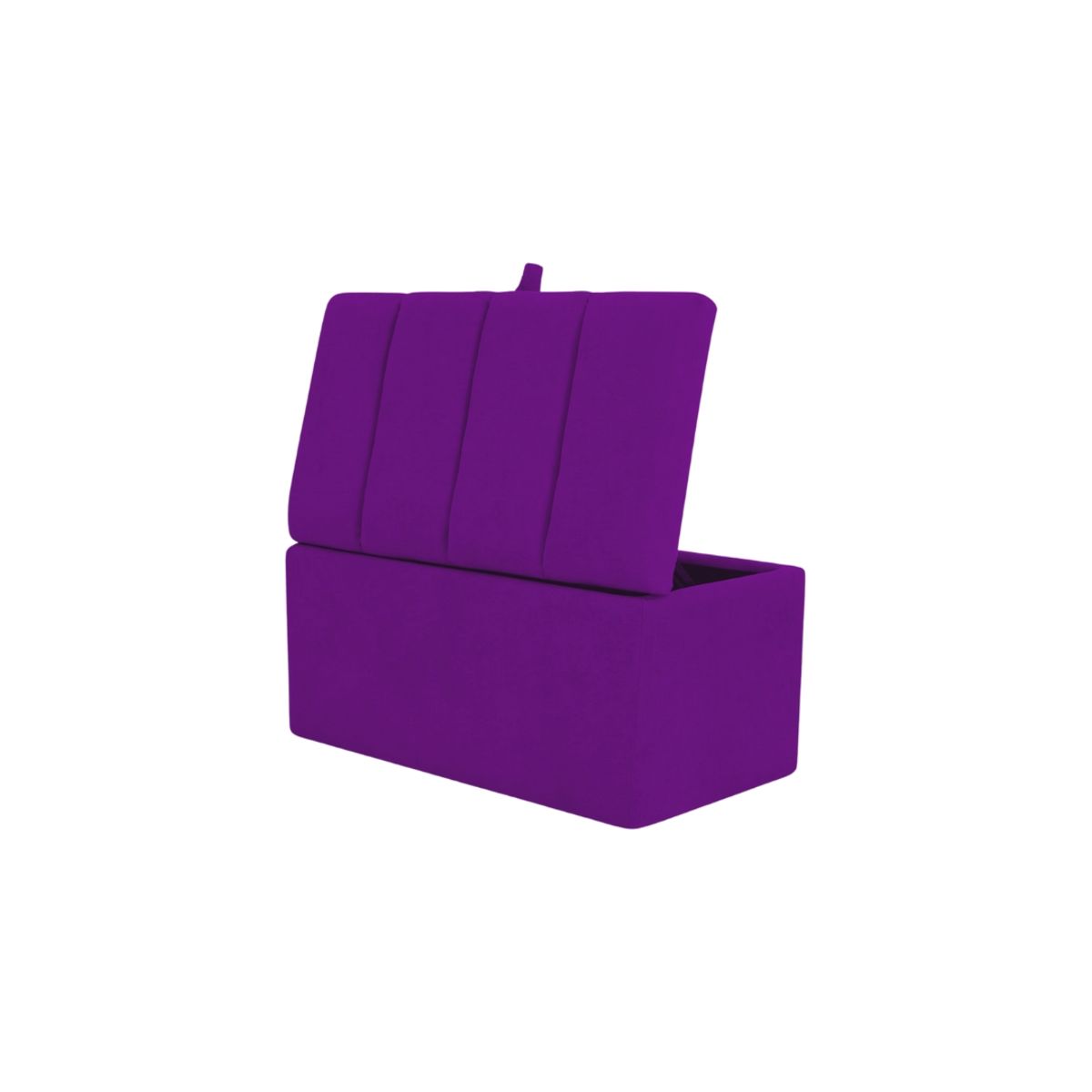 MUEBLES HVM - Banqueta Baúl Lineal morado