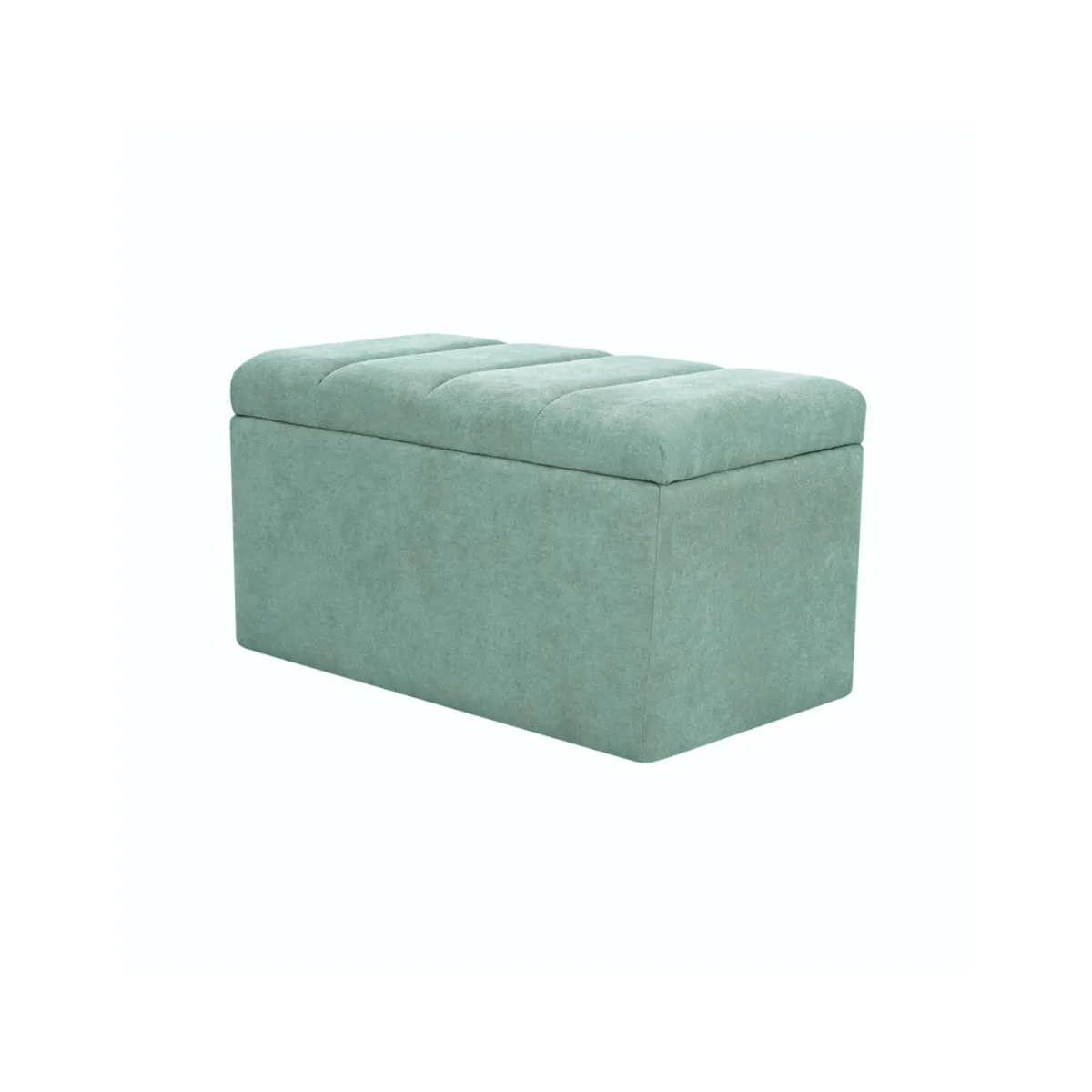 MUEBLES HVM - Banqueta Baúl Lineal  Verde Menta