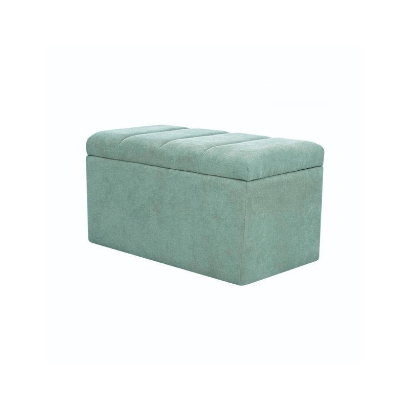 MUEBLES HVM - Banqueta Baúl Lineal  Verde Menta