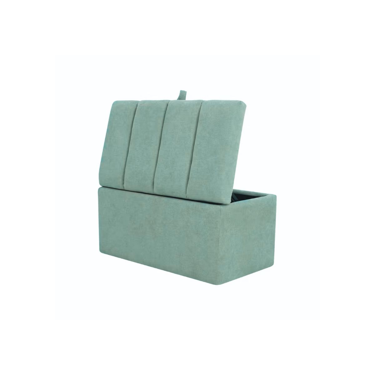 MUEBLES HVM - Banqueta Baúl Lineal  Verde Menta