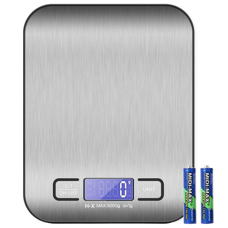 SANTU HOME & DECO - Pesa Digital de Cocina 5kg