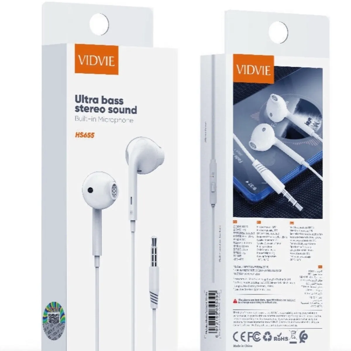 GENERICO - Audifonos Auriculares Vidvie hs655 con Microfono