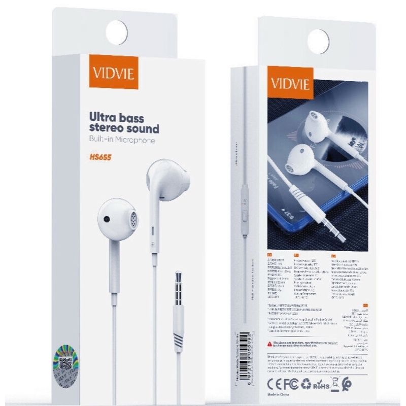 GENERICO - Audifonos Auriculares Vidvie hs655 con Microfono