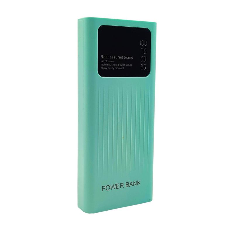 CURSOR - Bateria Externa Pack Power Bank 10000 Mah Carga Rapida - Turquesa