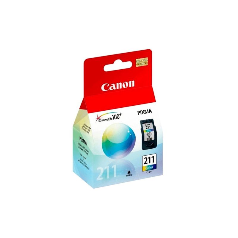 CANON - Cartucho de Tinta Canon CL-211 9ml ChromaLife100+ Color CANON