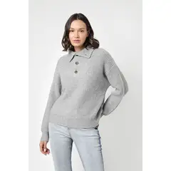 FROENS - Chaleco mujer Bronte gris - Poliéster reciclado