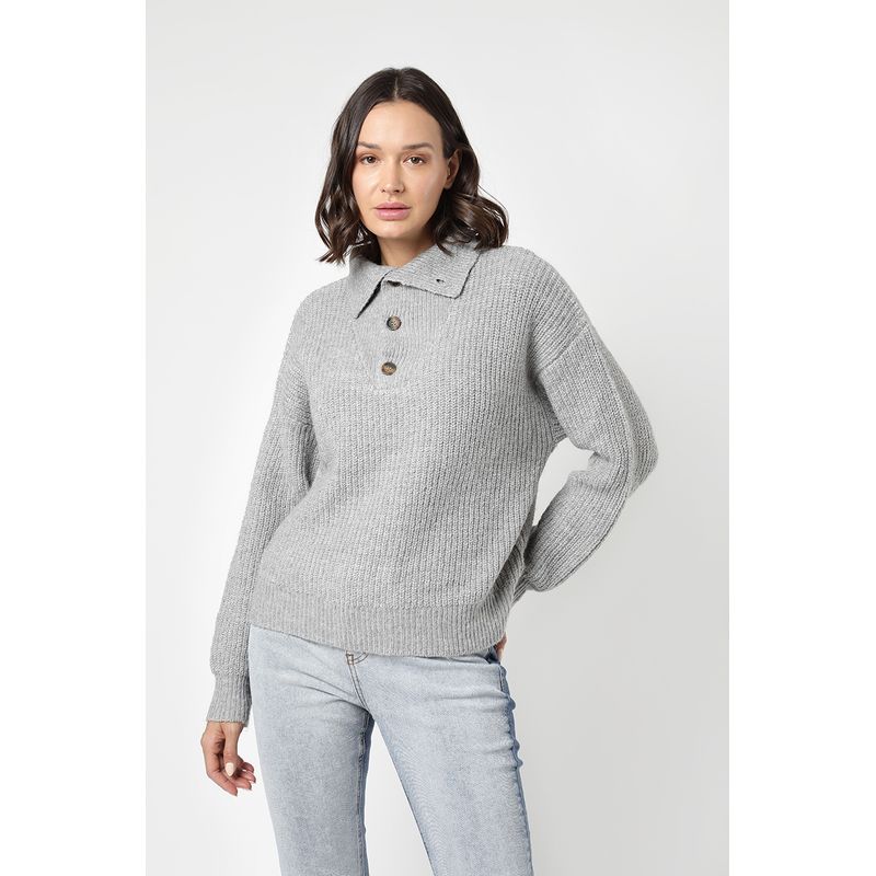 FROENS - Chaleco mujer Bronte gris - Poliéster reciclado