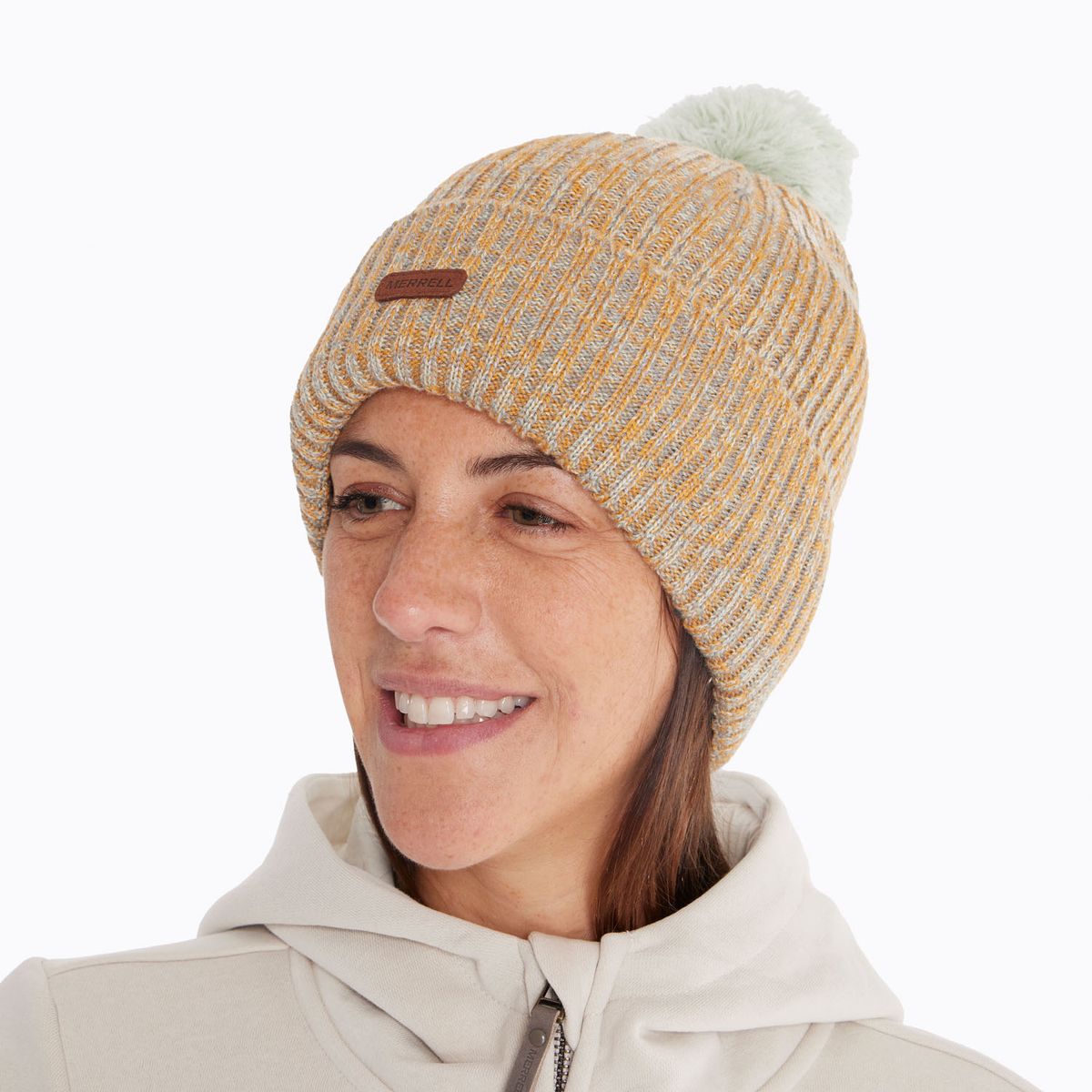 MERRELL - Gorro Unisex Shaggy Beanie Oliva MERRELL