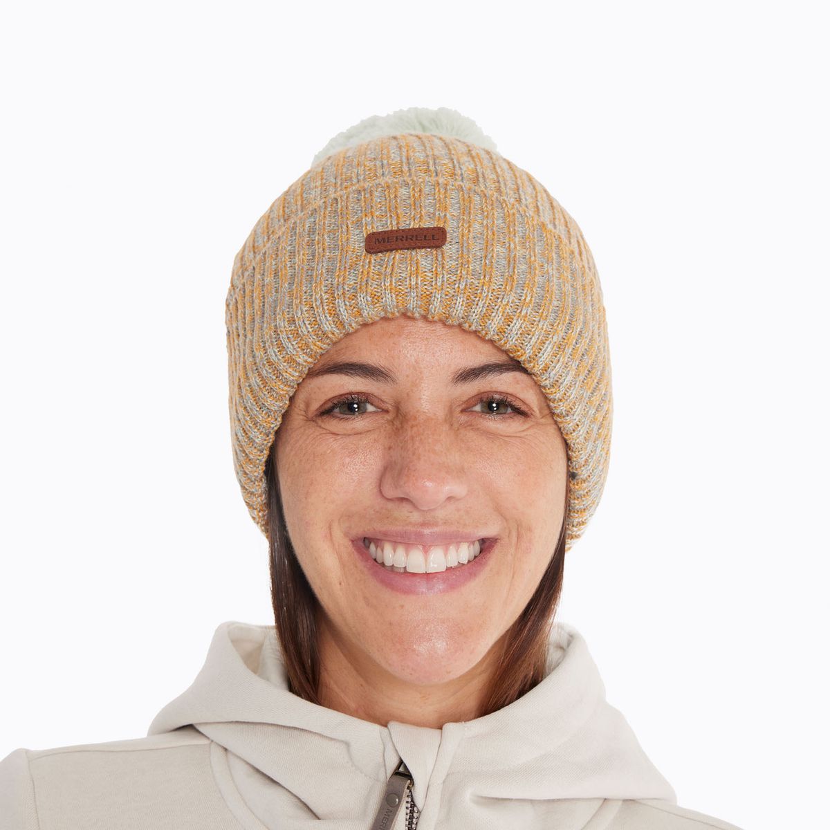 MERRELL - Gorro Unisex Shaggy Beanie Oliva MERRELL