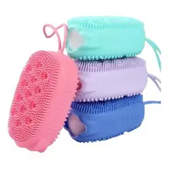 GENERICO - Esponja Exfoliante De Silicona Baño Ducha Burbujas Masajes