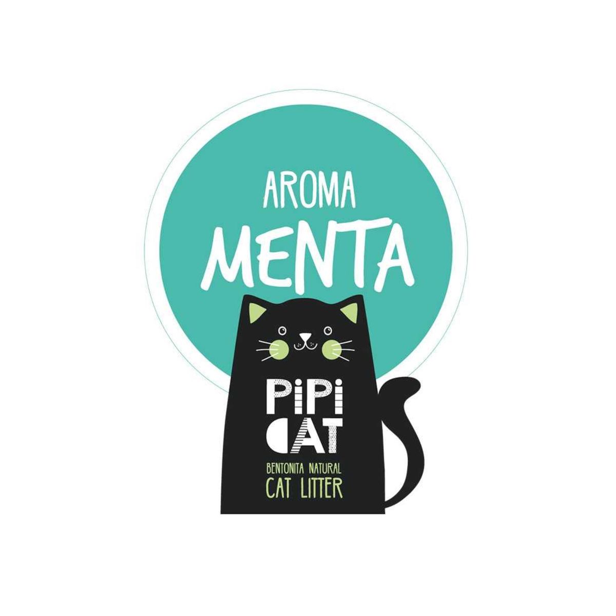 GENERICO - Arena Para Gato Pipi Cat Menta 4 Kg.